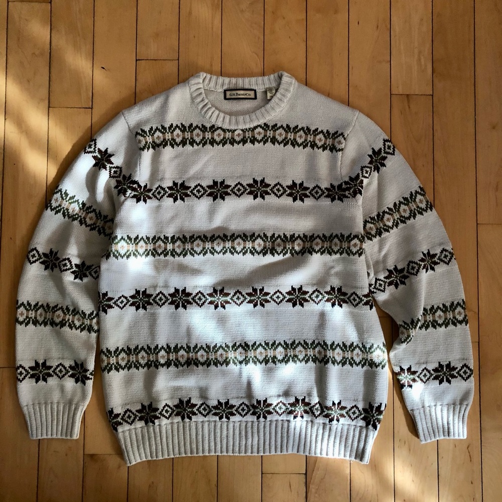 G.H. Bass & Co. Fair Isle Knit Sweater